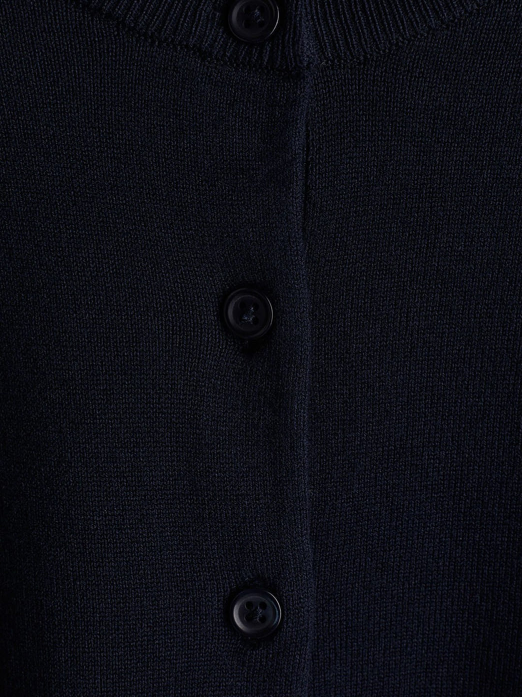 Midnight button cardigan detail